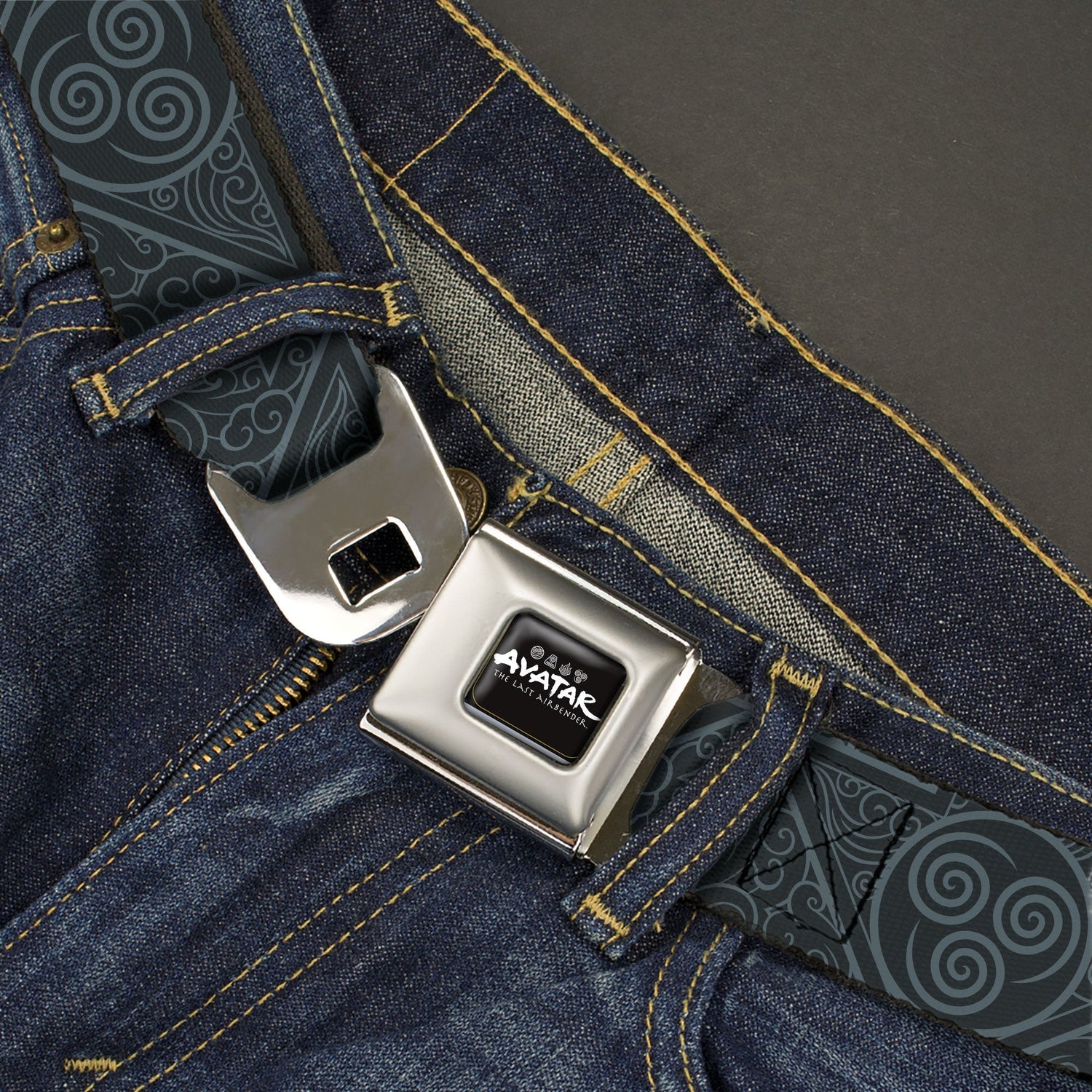 Avatar: The Last Airbender Air Element Logo Seatbelt Belt - Paramount Shop
