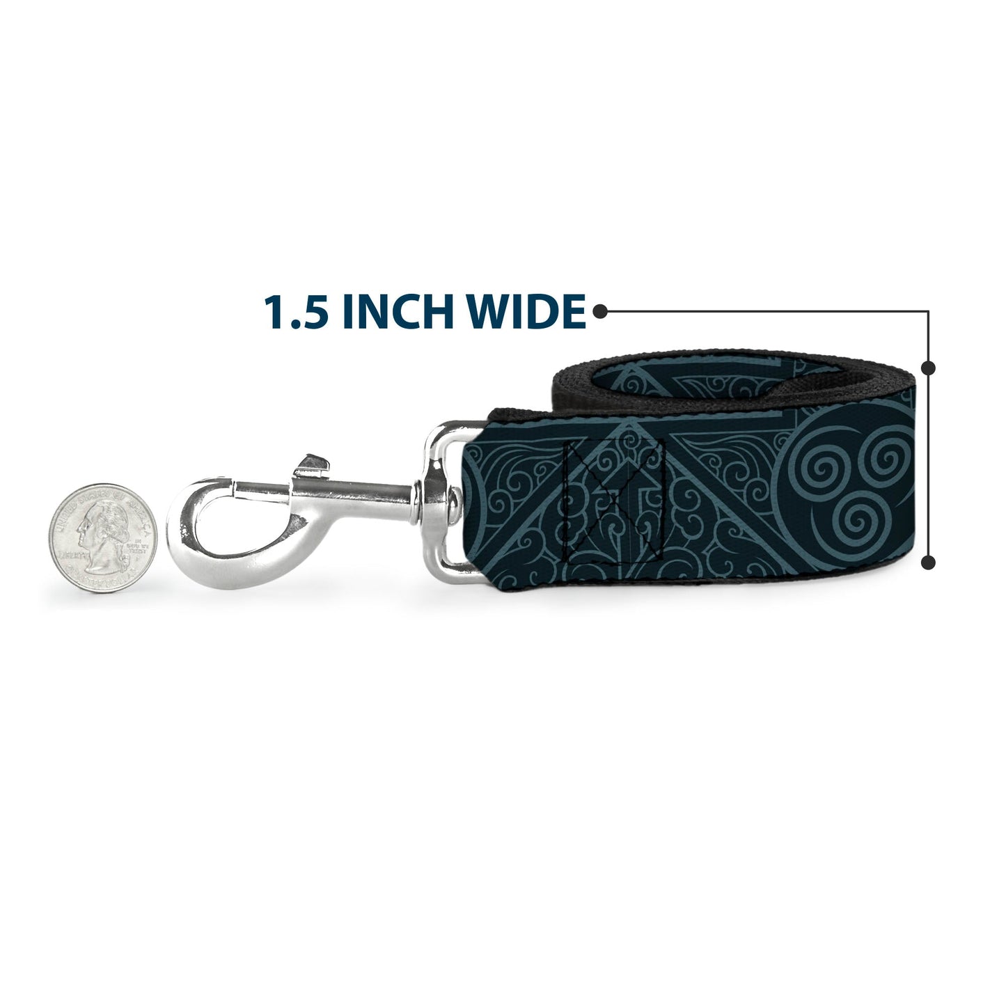 Avatar: The Last Airbender Air Element Symbol Blue Dog Leash - Paramount Shop