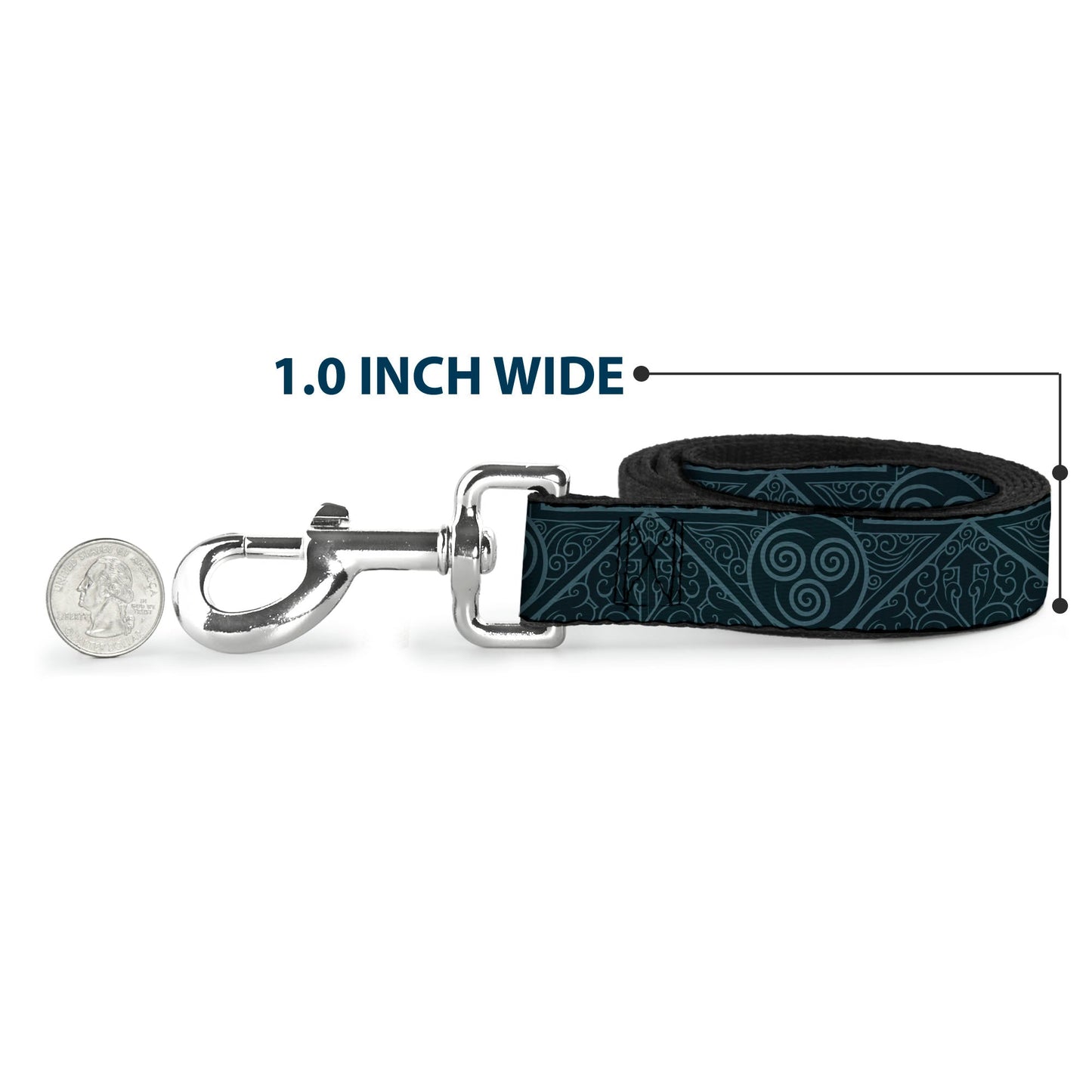 Avatar: The Last Airbender Air Element Symbol Blue Dog Leash - Paramount Shop