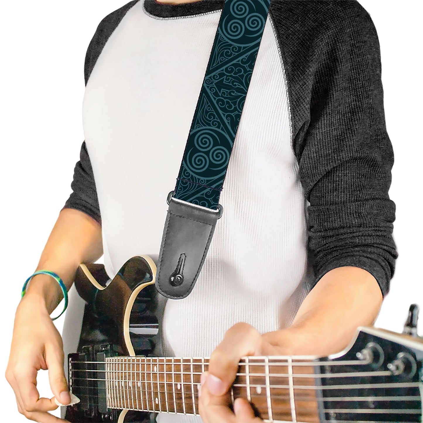 Avatar: The Last Airbender Air Element Symbol Guitar Strap - Paramount Shop