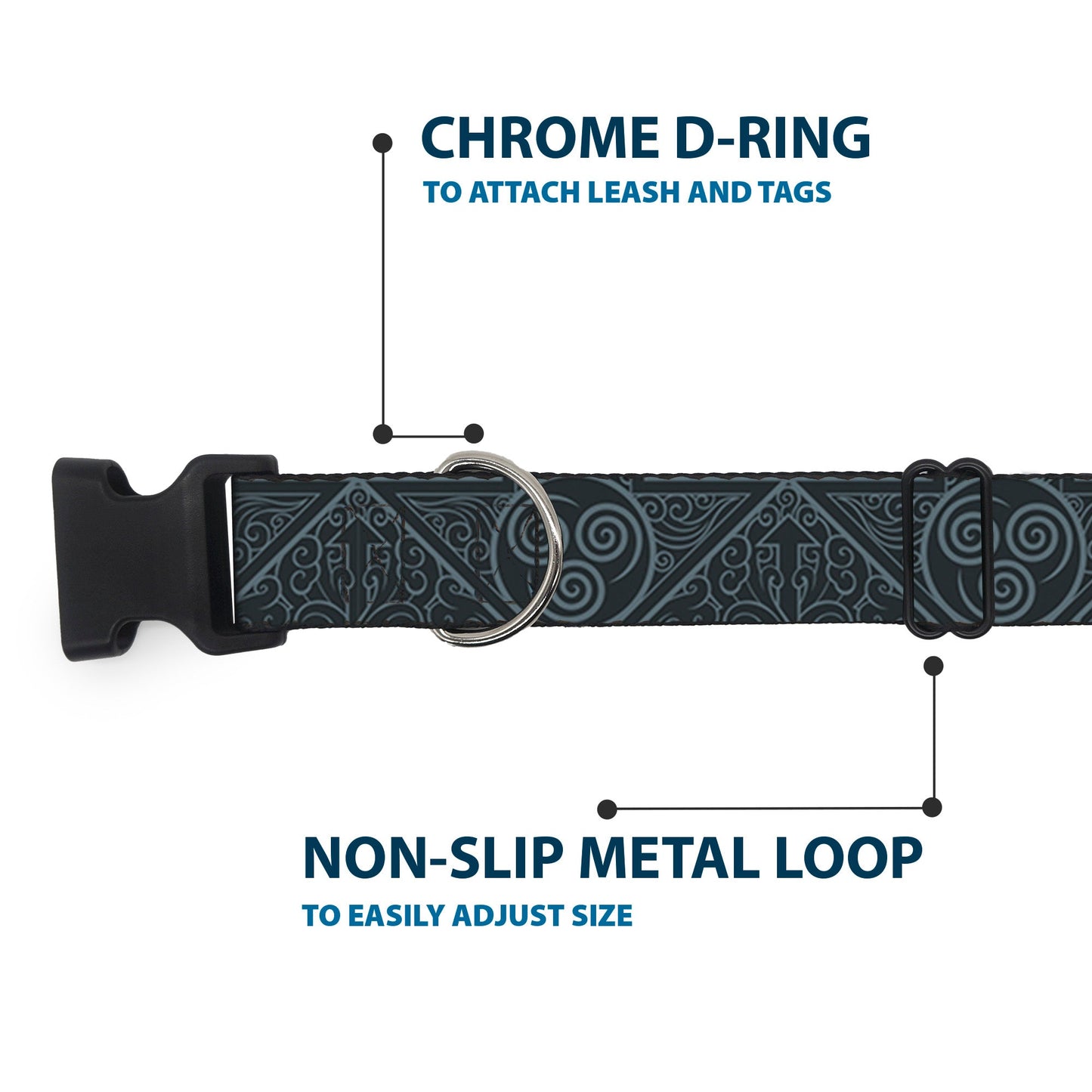 Avatar: The Last Airbender Air Symbol Plastic Clip Pet Collar - Paramount Shop