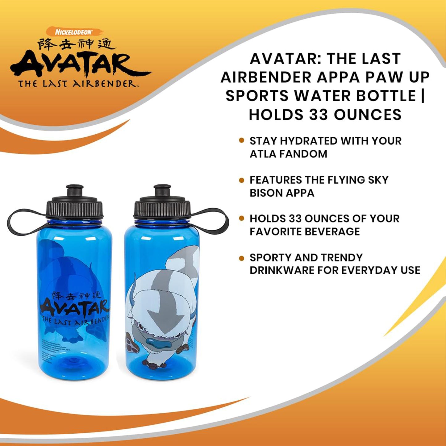 Avatar: The Last Airbender Appa Paw Up Water Bottle