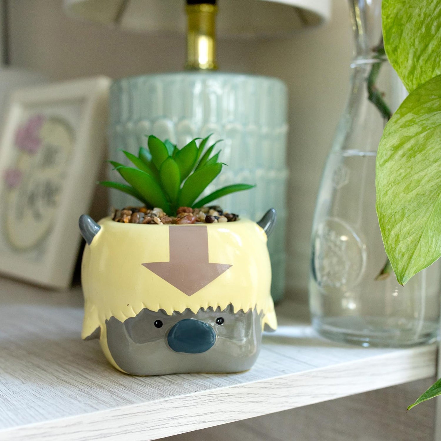Avatar: The Last Airbender Appa Planter with Artificial Succulent - Paramount Shop
