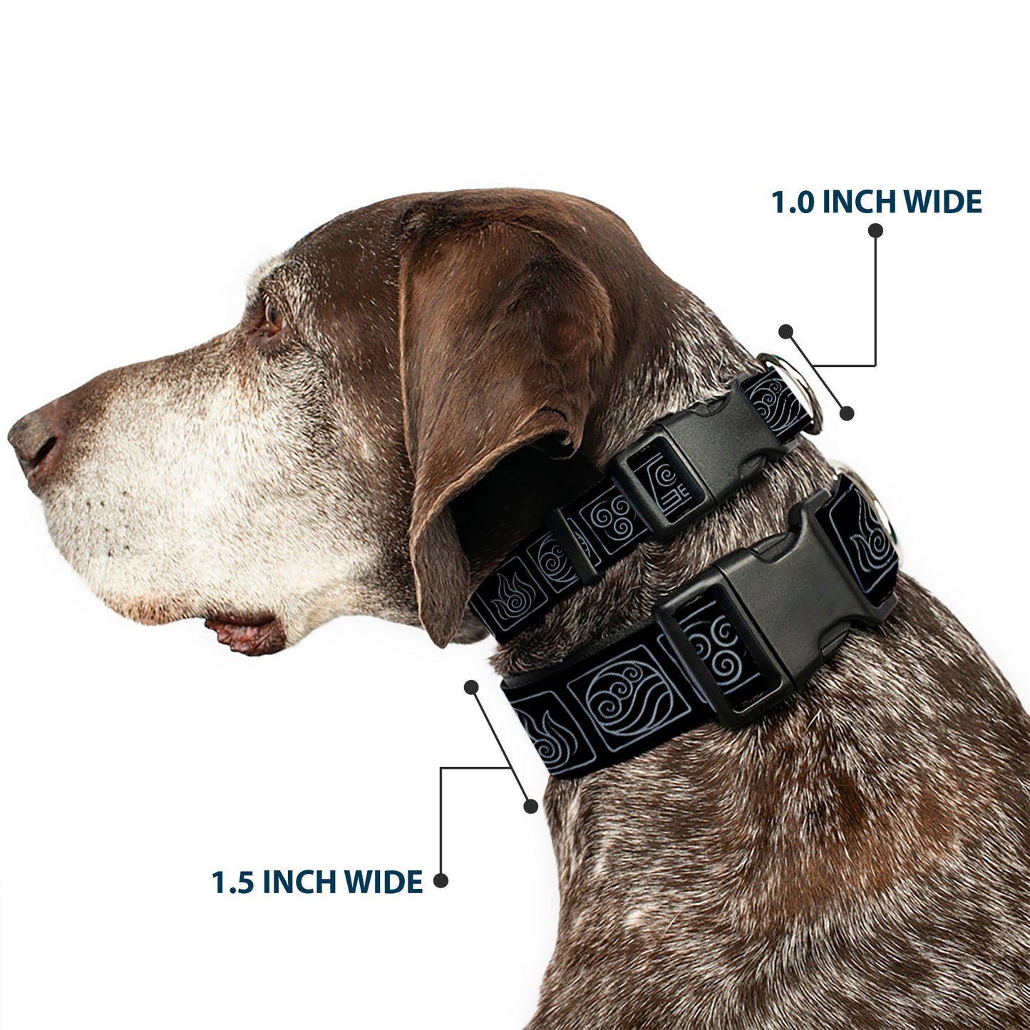 Avatar The Last Airbender Bending Elements Plastic Clip Collar - Paramount Shop