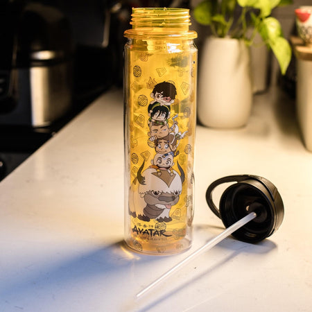 Avatar: The Last Airbender Chibi Characters Water Bottle - Paramount Shop