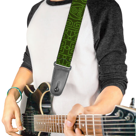 Avatar: The Last Airbender Earth Element Guitar Strap - Paramount Shop
