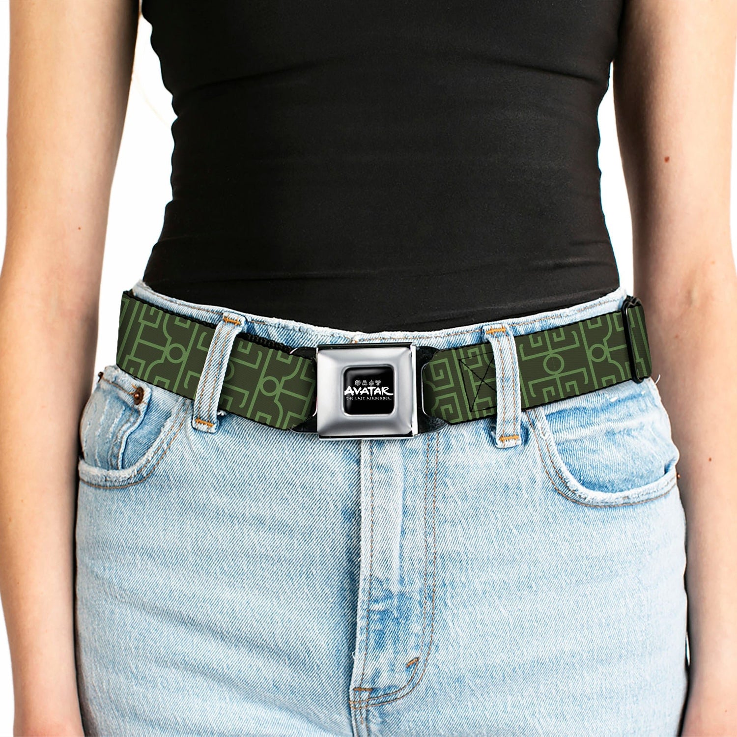 Avatar: The Last Airbender Earth Element Seatbelt Belt - Paramount Shop