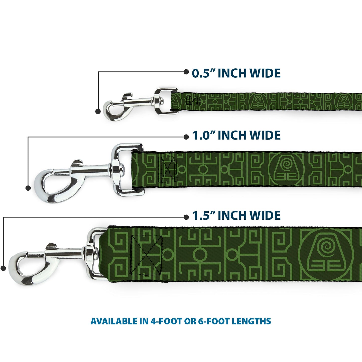 Avatar: The Last Airbender Earth Element Symbol Dog Leash - Paramount Shop