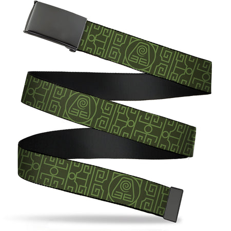 Avatar The Last Airbender Earth Element Symbol Web Belt - Paramount Shop