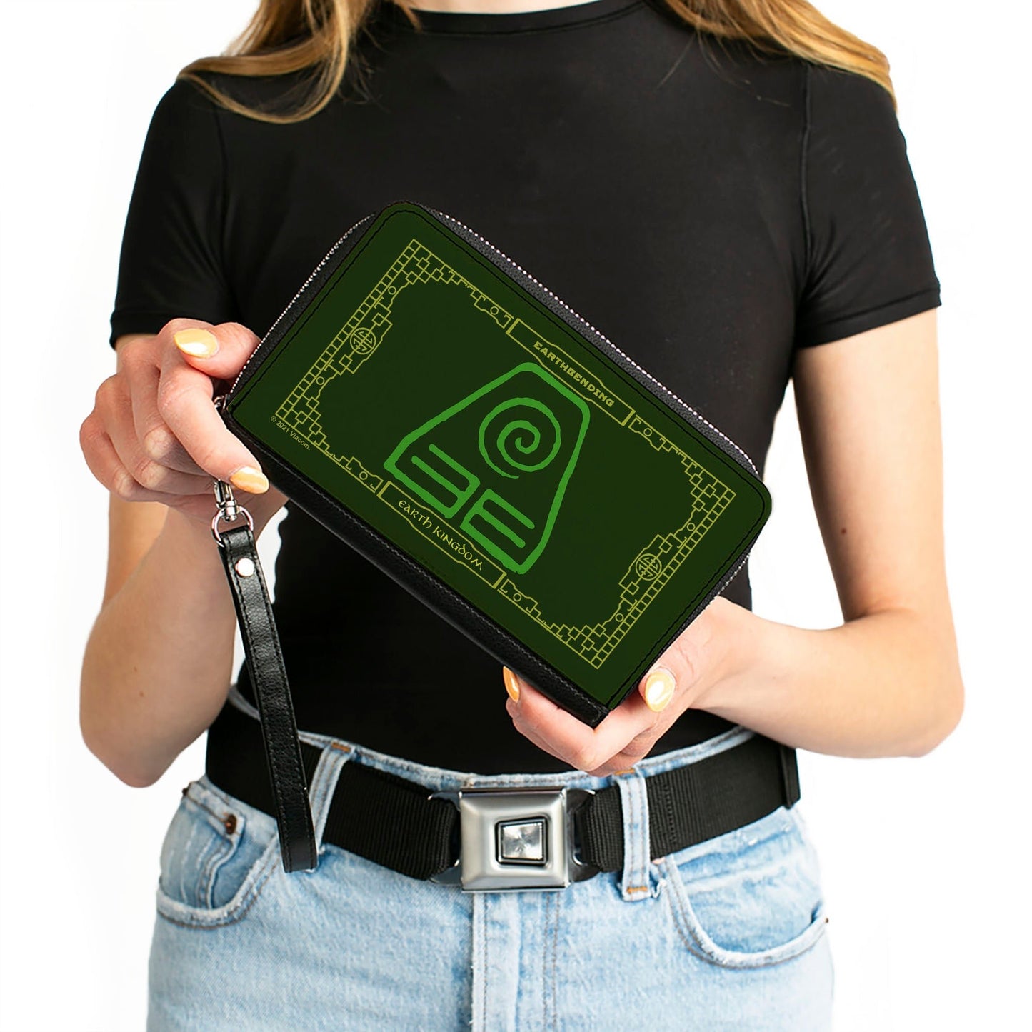 Avatar: The Last Airbender Earth Kingdom Earthbending Zip Wallet - Paramount Shop