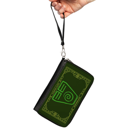 Avatar: The Last Airbender Earth Kingdom Earthbending Zip Wallet - Paramount Shop