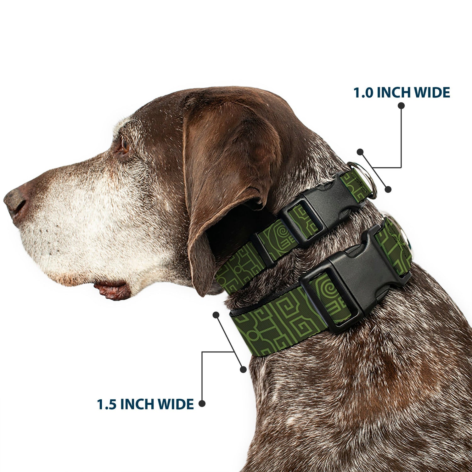 Avatar: The Last Airbender Earth Symbol Plastic Clip Pet Collar - Paramount Shop