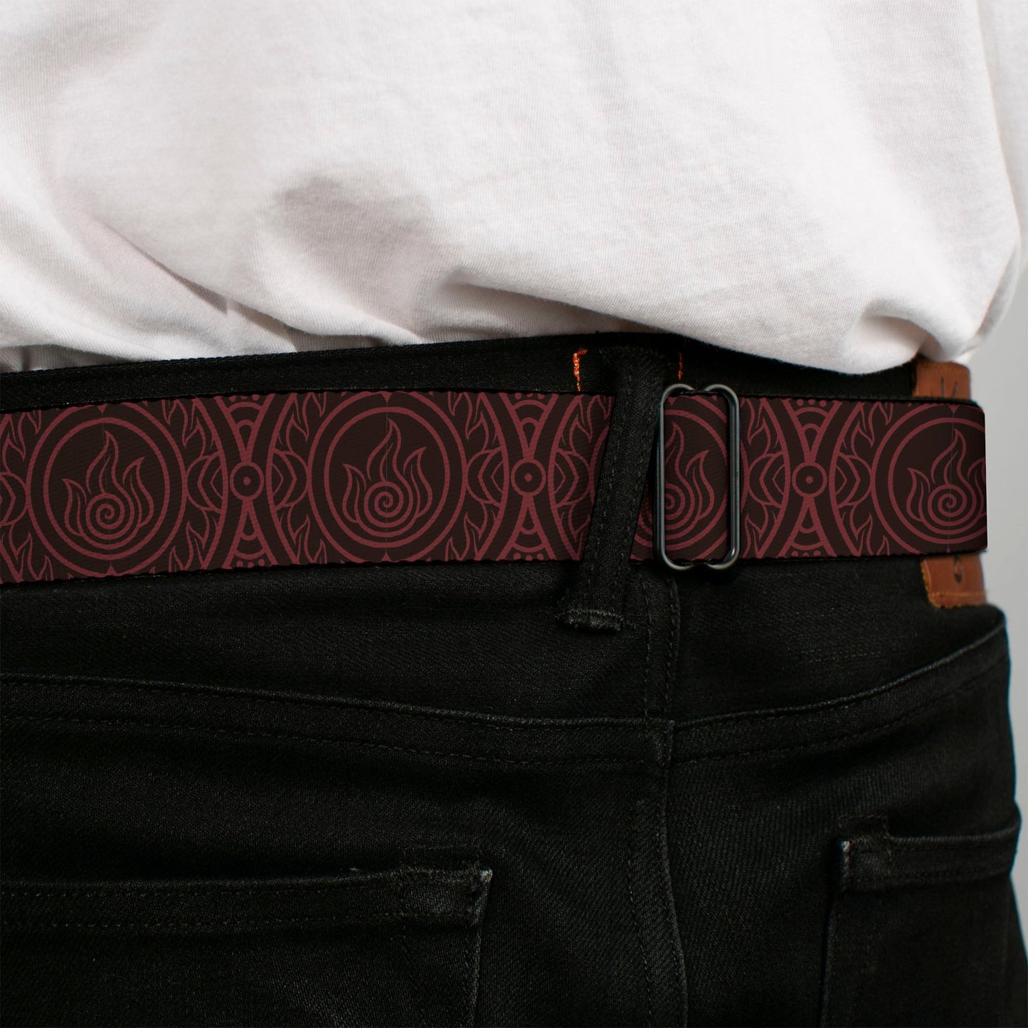Avatar: The Last Airbender Fire Element Logo Seatbelt Belt - Paramount Shop