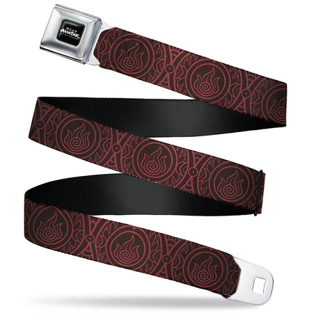 Avatar: The Last Airbender Fire Element Logo Seatbelt Belt - Paramount Shop
