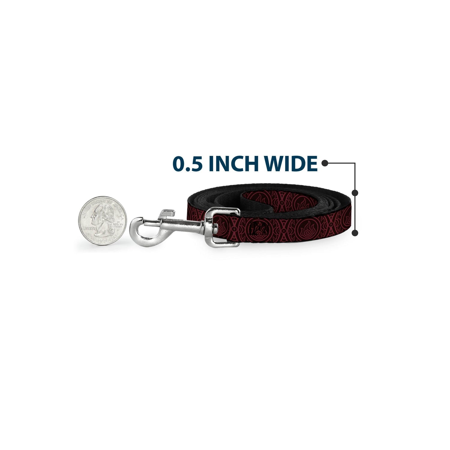 Avatar: The Last Airbender Fire Element Symbol Dog Leash - Paramount Shop