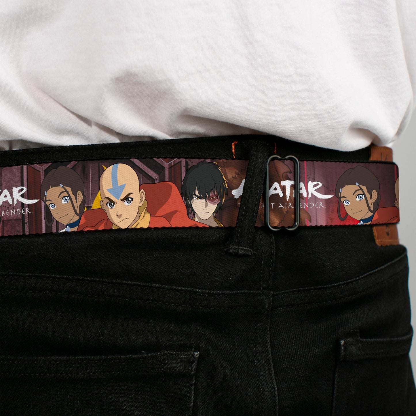 Avatar: The Last Airbender Group Pose Graphic Seatbelt Belt - Paramount Shop