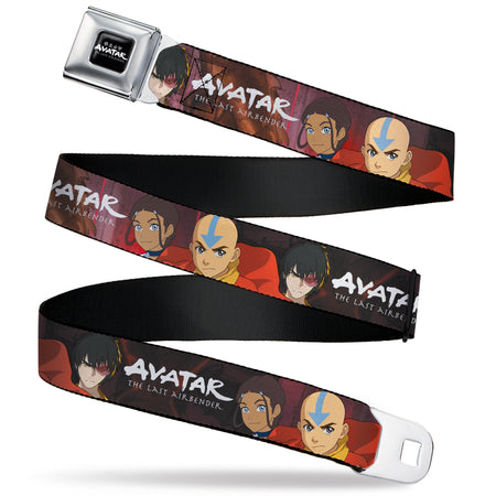 Avatar: The Last Airbender Group Pose Graphic Seatbelt Belt - Paramount Shop