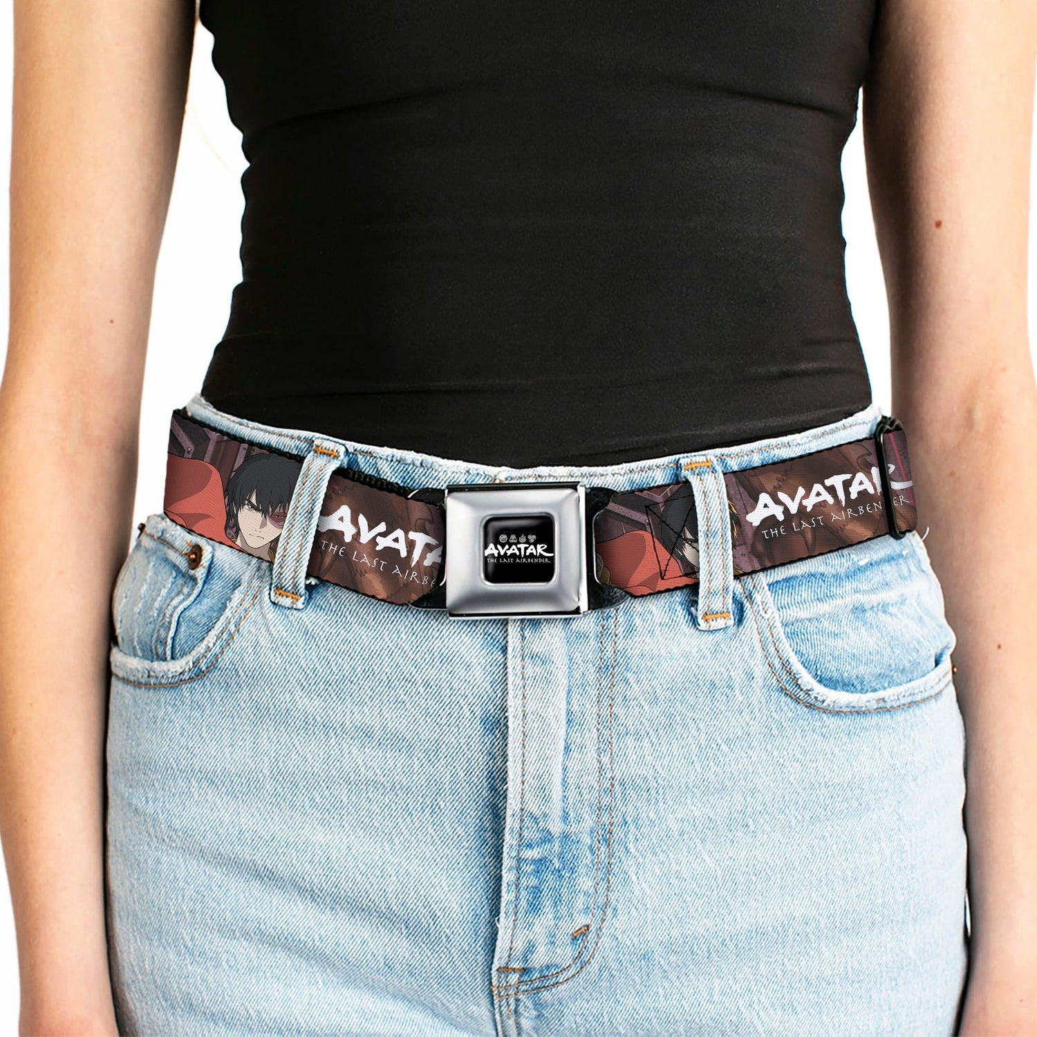 Avatar: The Last Airbender Group Pose Graphic Seatbelt Belt - Paramount Shop