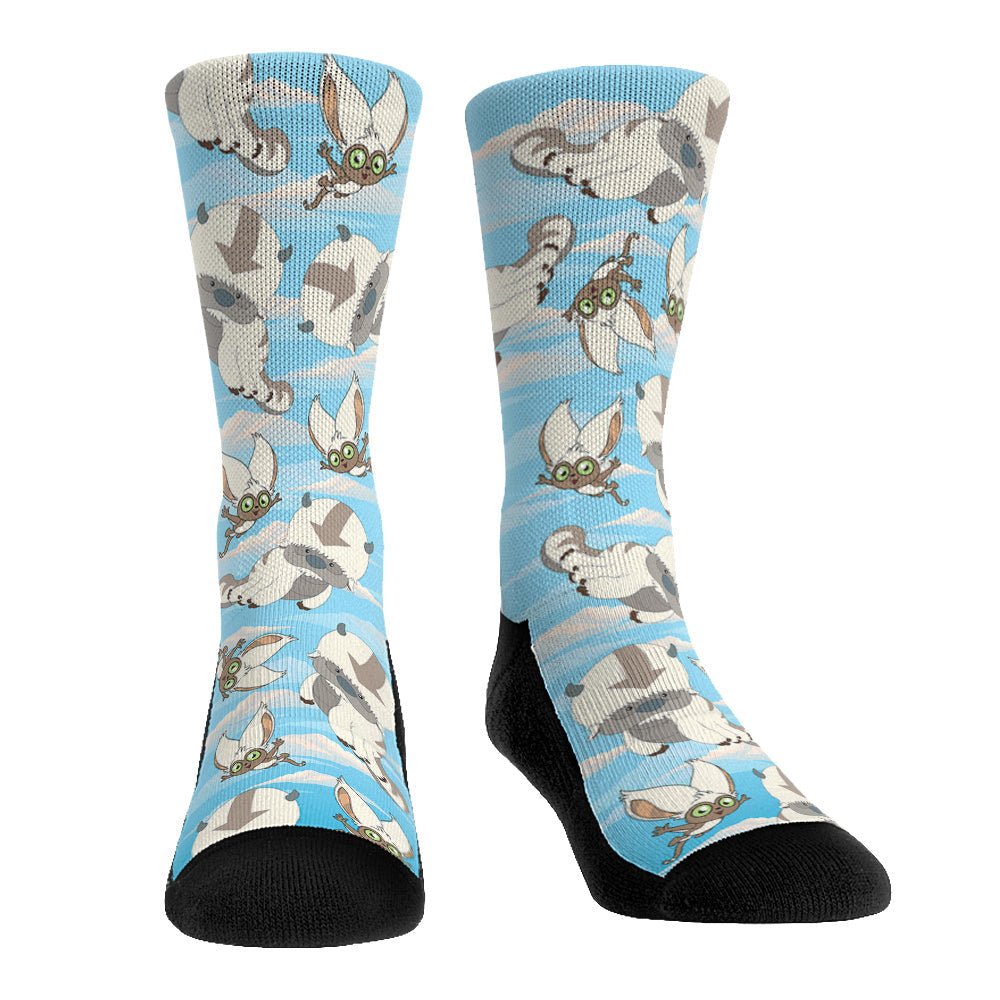 Avatar: The Last Airbender Momo & Appa All-Over Print Socks - Paramount Shop