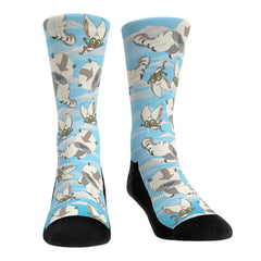 Avatar: The Last Airbender Momo & Appa All-Over Print Socks - L/XL (sz 9-13)