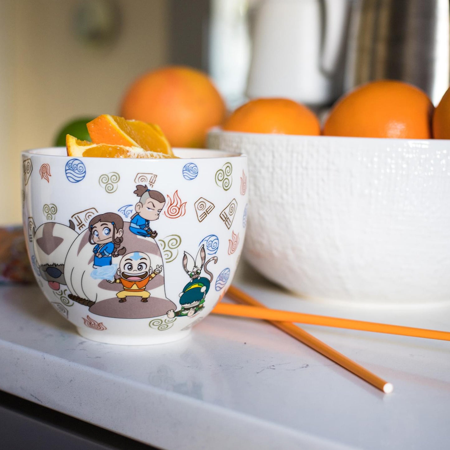 Avatar: The Last Airbender Team Avatar Chibi Ramen Bowl Set