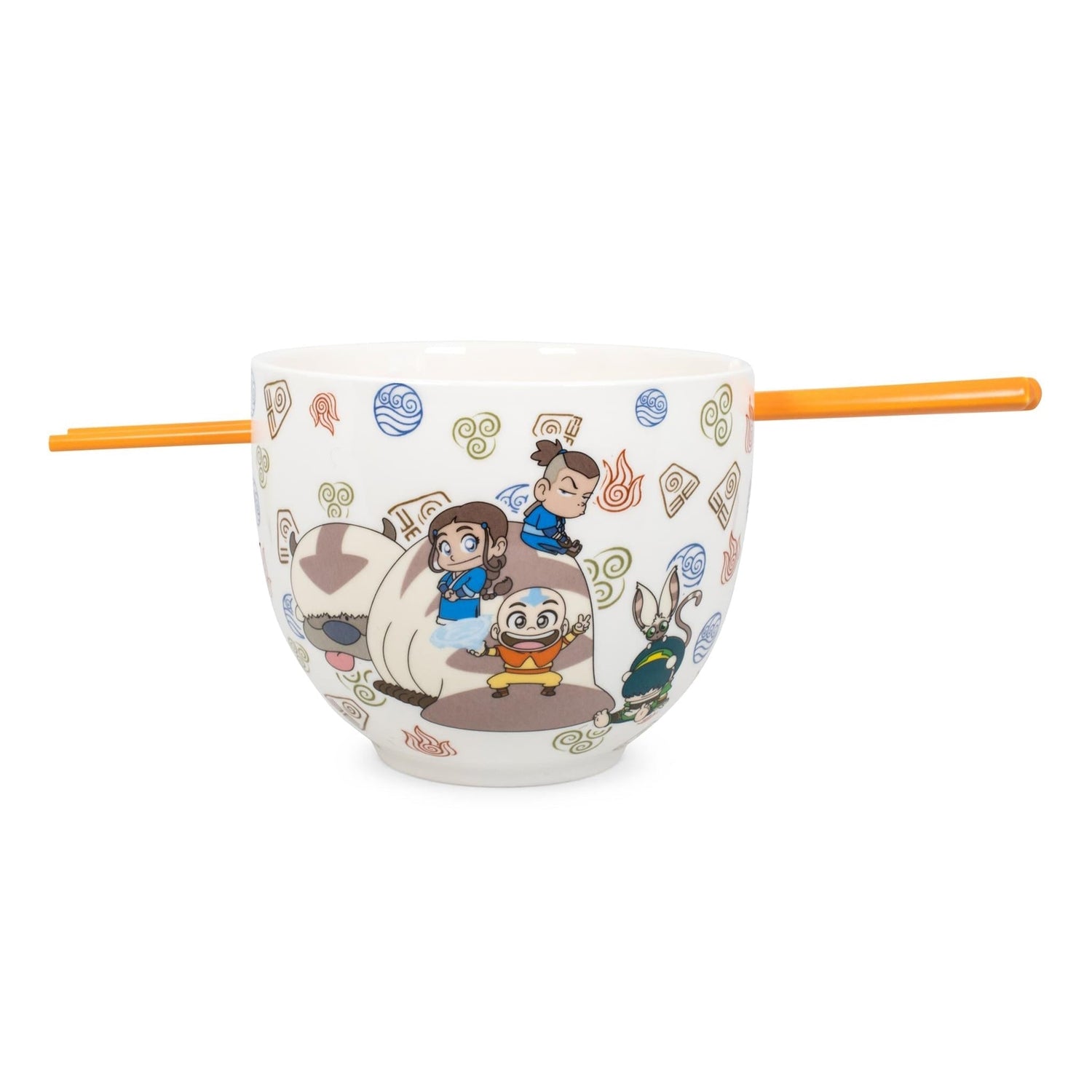 Avatar: The Last Airbender Team Avatar Chibi Ramen Bowl Set - Paramount Shop