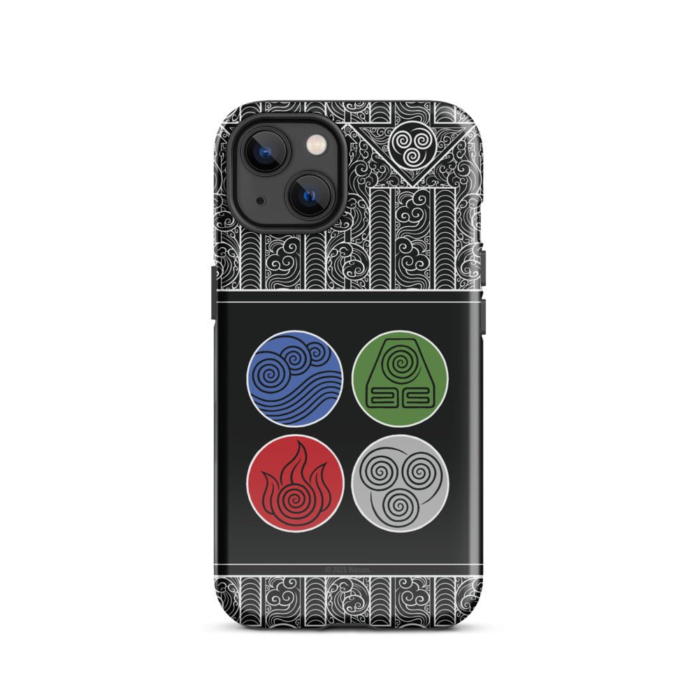 Avatar: The Last Airbender Water Earth Fire Air iPhone Case - Paramount Shop