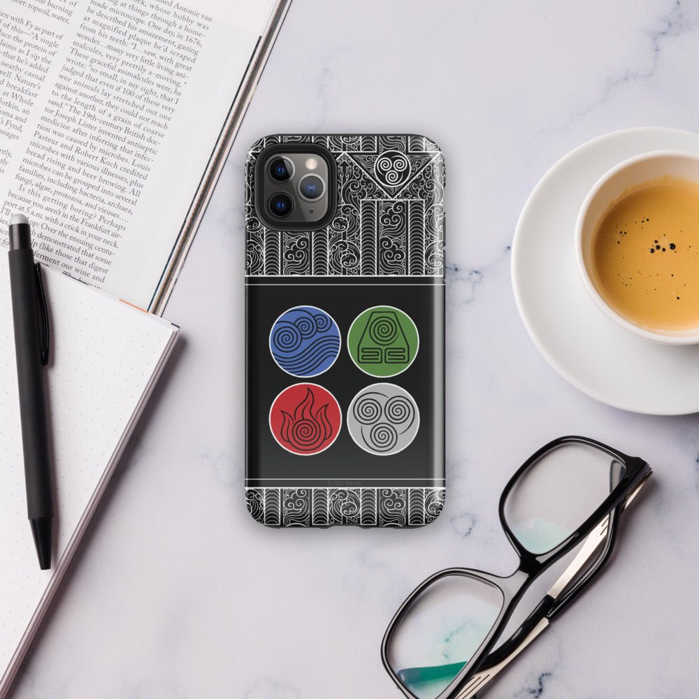 Avatar: The Last Airbender Water Earth Fire Air iPhone Case - Paramount Shop