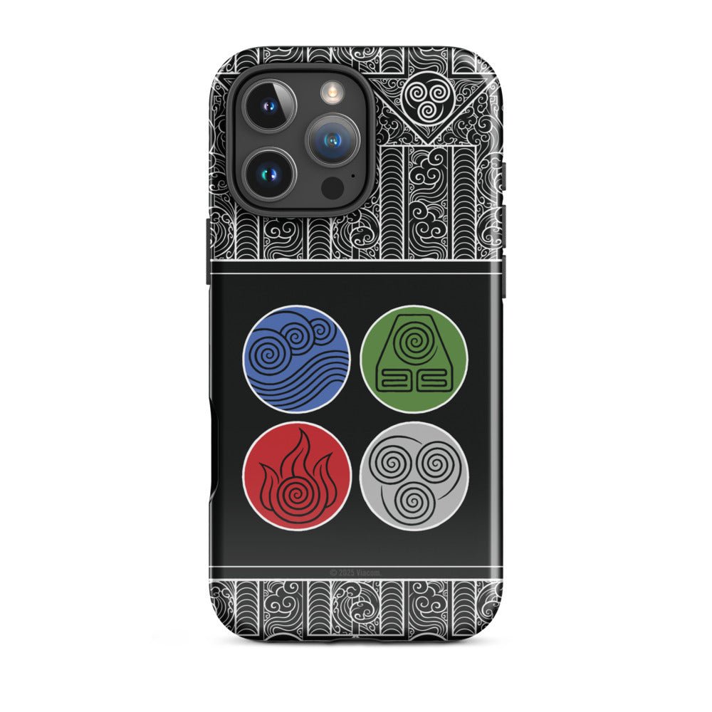 Avatar: The Last Airbender Water Earth Fire Air iPhone Case - Paramount Shop
