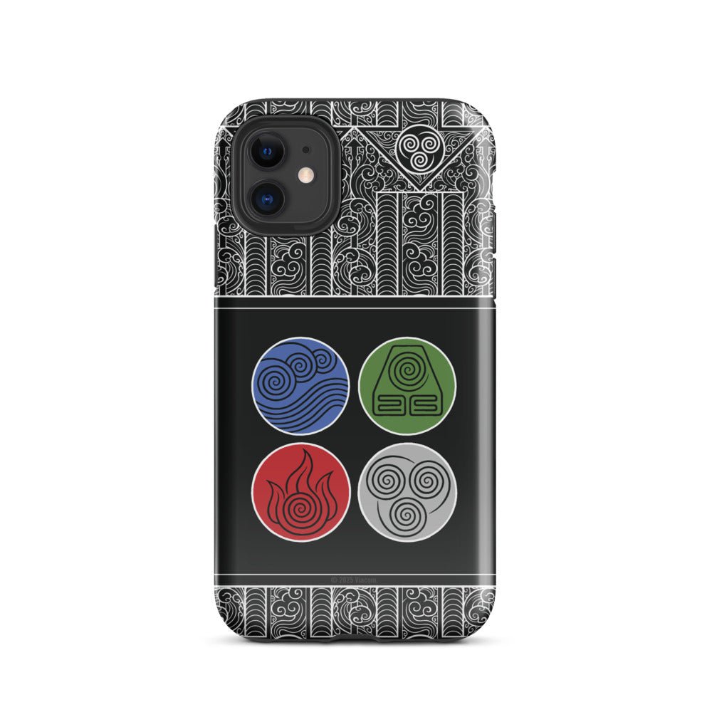Avatar: The Last Airbender Water Earth Fire Air iPhone Case - Paramount Shop