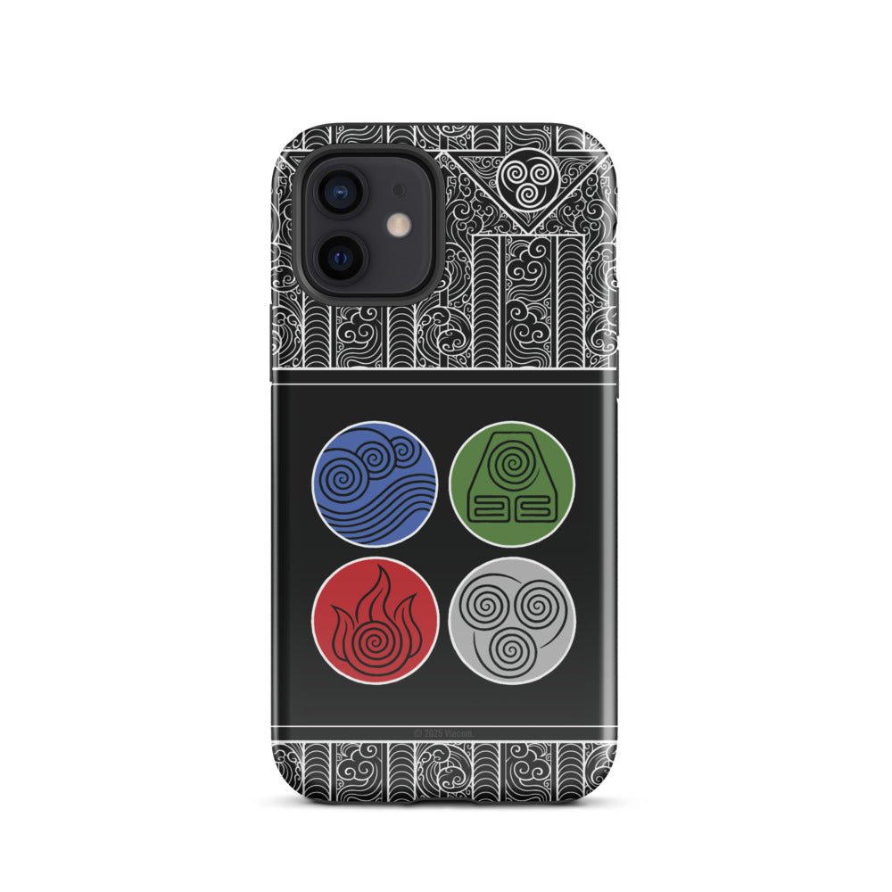 Avatar: The Last Airbender Water Earth Fire Air iPhone Case - Paramount Shop