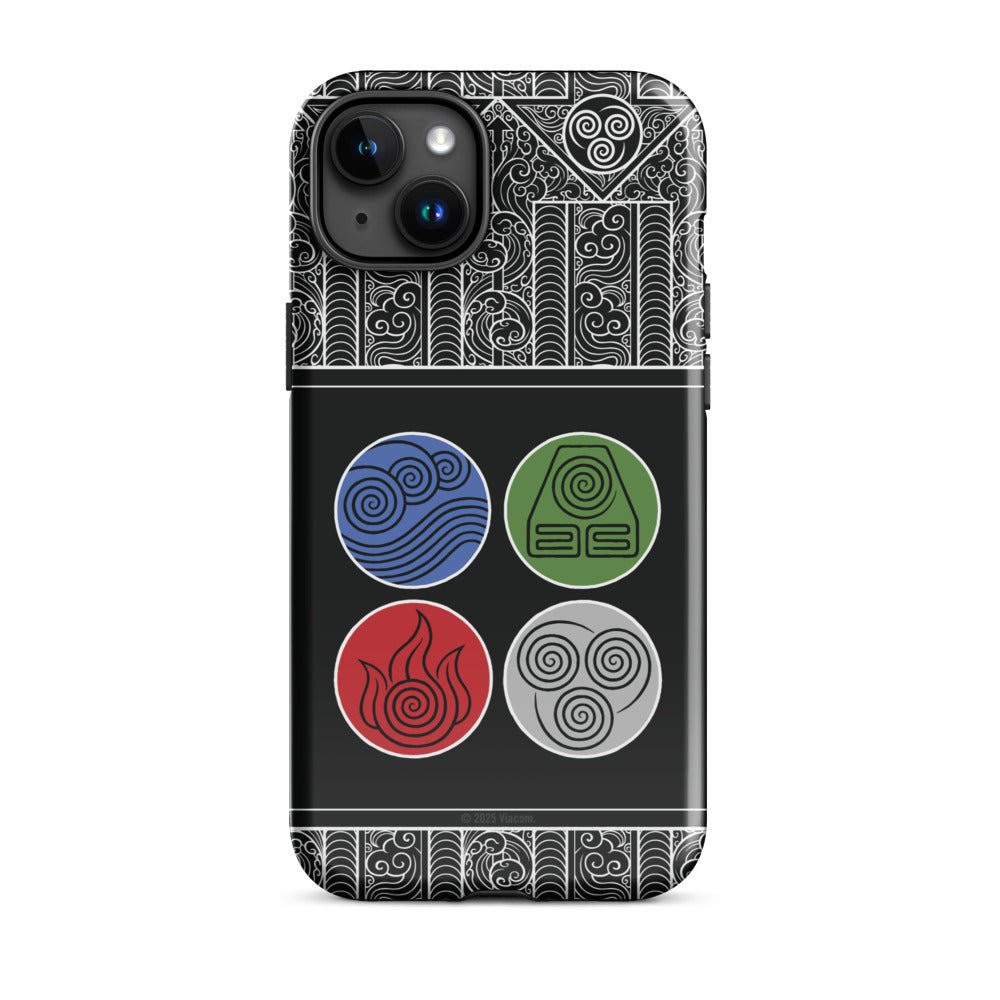 Avatar: The Last Airbender Water Earth Fire Air iPhone Case - Paramount Shop