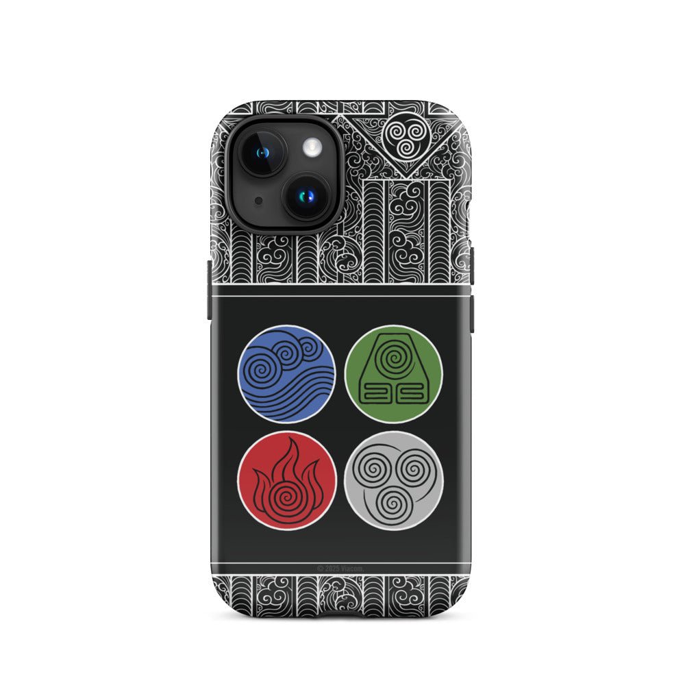 Avatar: The Last Airbender Water Earth Fire Air iPhone Case - Paramount Shop