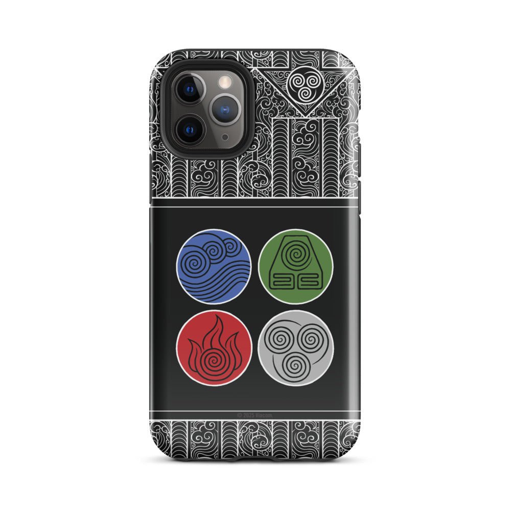 Avatar: The Last Airbender Water Earth Fire Air iPhone Case - Paramount Shop