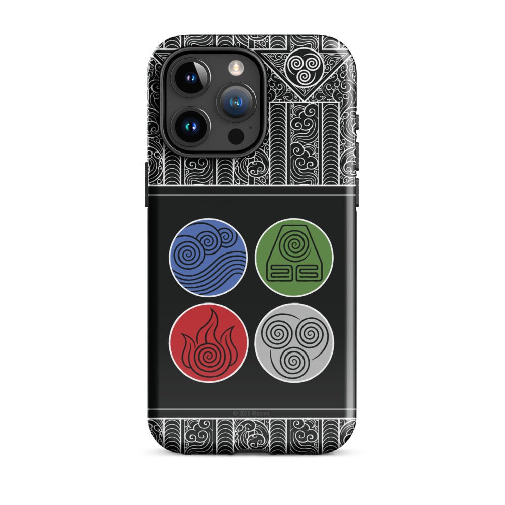 Avatar: The Last Airbender Water Earth Fire Air iPhone Case - Paramount Shop