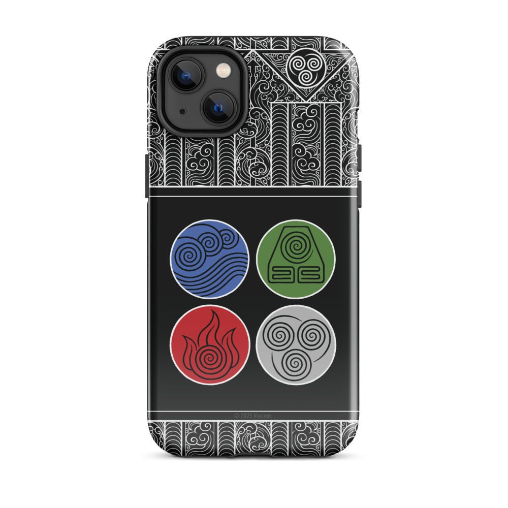 Avatar: The Last Airbender Water Earth Fire Air iPhone Case - Paramount Shop