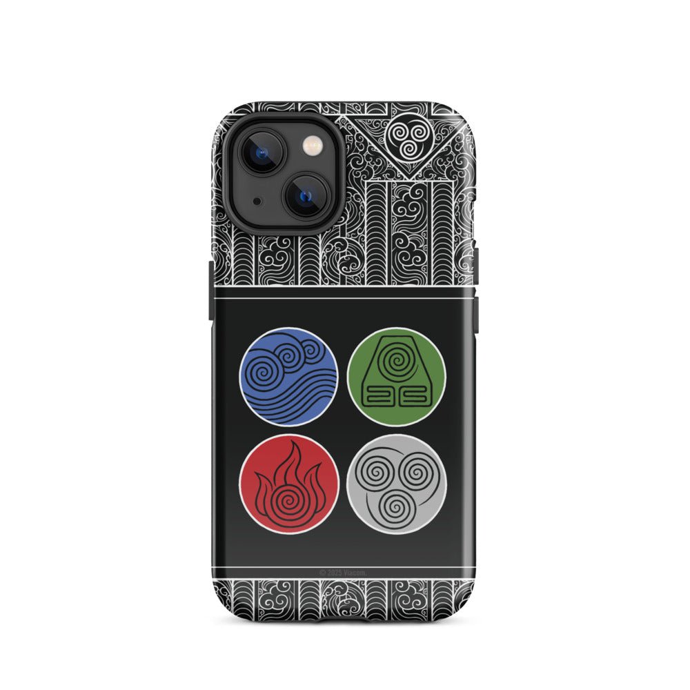 Avatar: The Last Airbender Water Earth Fire Air iPhone Case - Paramount Shop