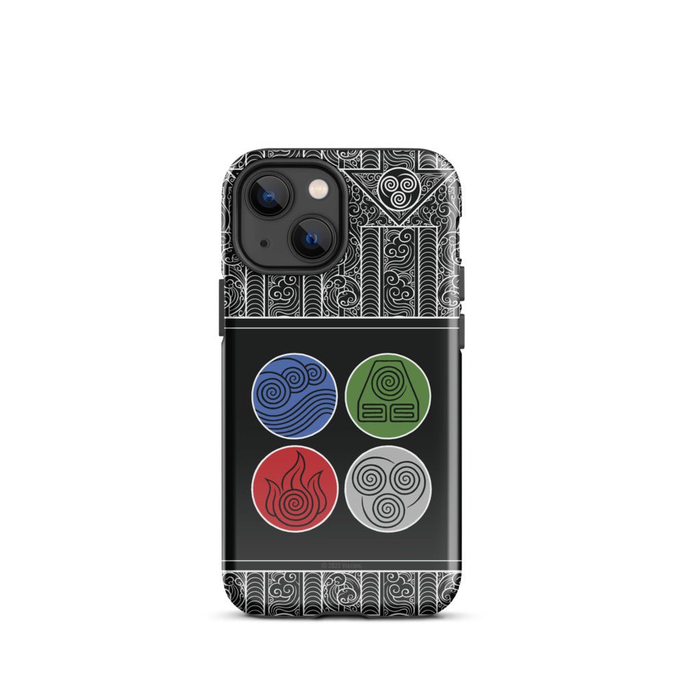 Avatar: The Last Airbender Water Earth Fire Air iPhone Case - Paramount Shop