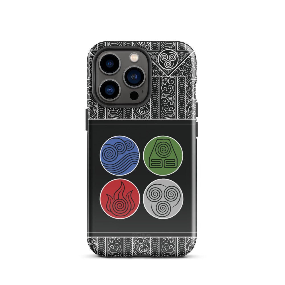 Avatar: The Last Airbender Water Earth Fire Air iPhone Case - Paramount Shop