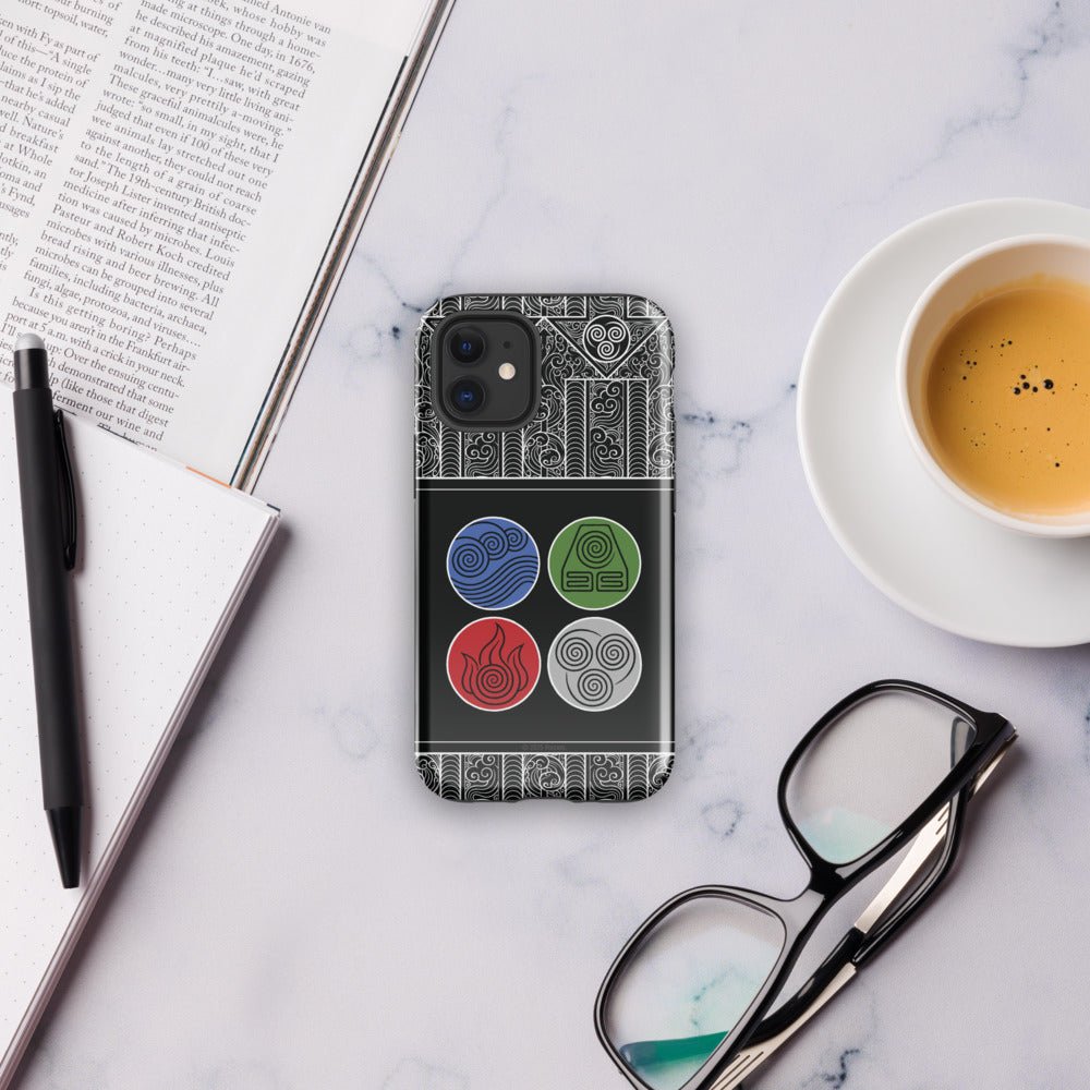 Avatar: The Last Airbender Water Earth Fire Air iPhone Case - Paramount Shop