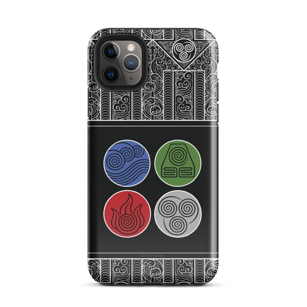 Avatar: The Last Airbender Water Earth Fire Air iPhone Case - Paramount Shop