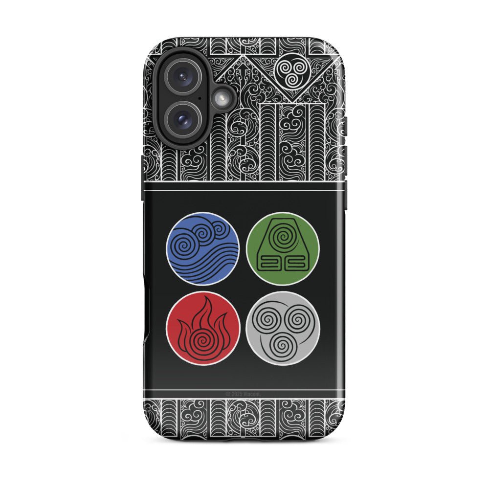 Avatar: The Last Airbender Water Earth Fire Air iPhone Case - Paramount Shop