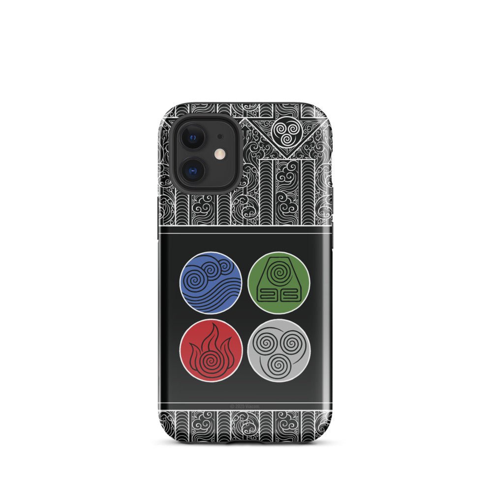 Avatar: The Last Airbender Water Earth Fire Air iPhone Case - Paramount Shop