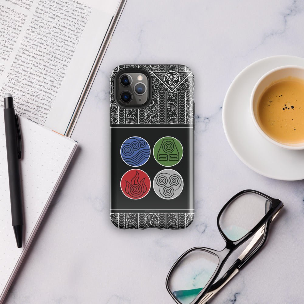 Avatar: The Last Airbender Water Earth Fire Air iPhone Case - Paramount Shop