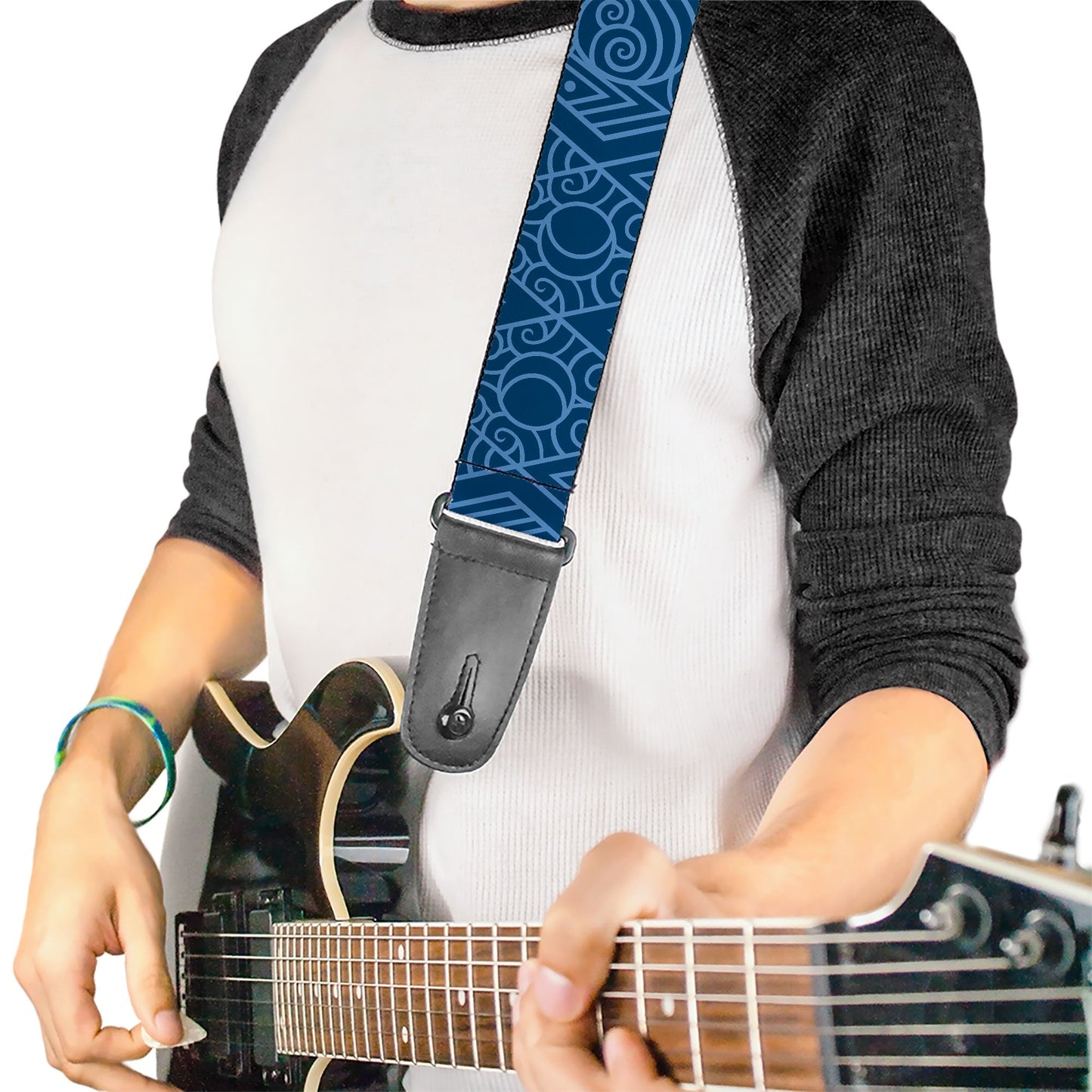 Avatar: The Last Airbender Water Element Guitar Strap - Paramount Shop