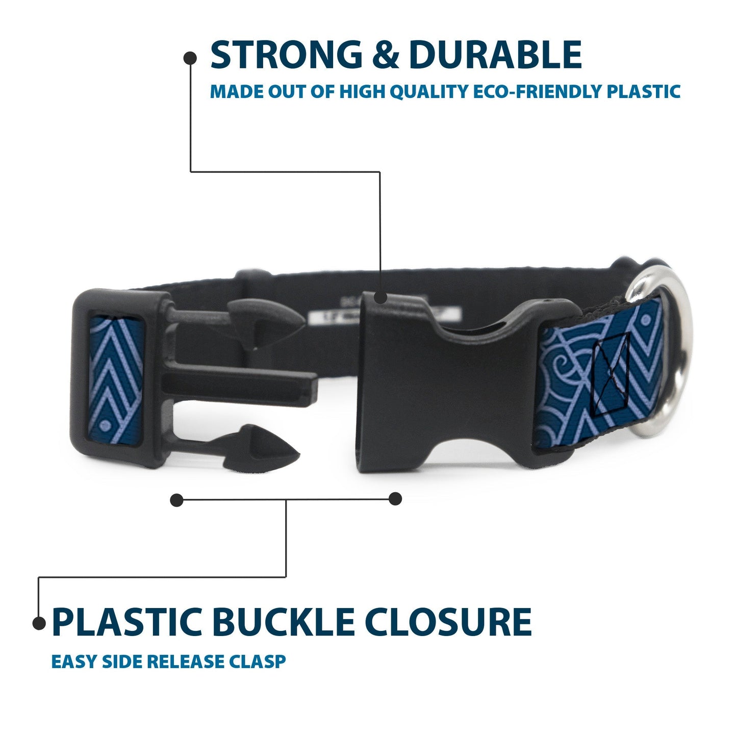 Avatar: The Last Airbender Water Element Plastic Clip Dog Collar - Paramount Shop