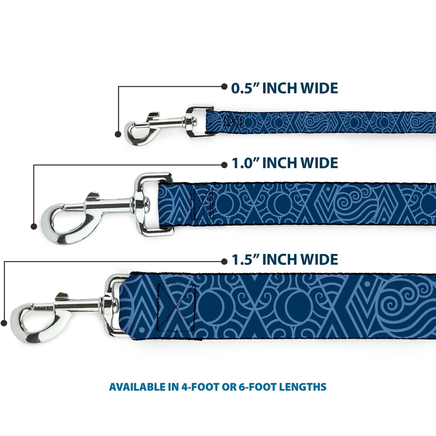 Avatar: The Last Airbender Water Element Symbol Dog Leash - Paramount Shop