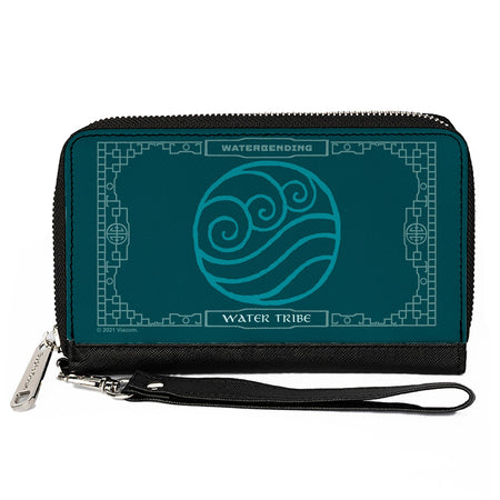 Avatar: The Last Airbender Water Tribe Icon Zip Around Clutch Wallet - Paramount Shop