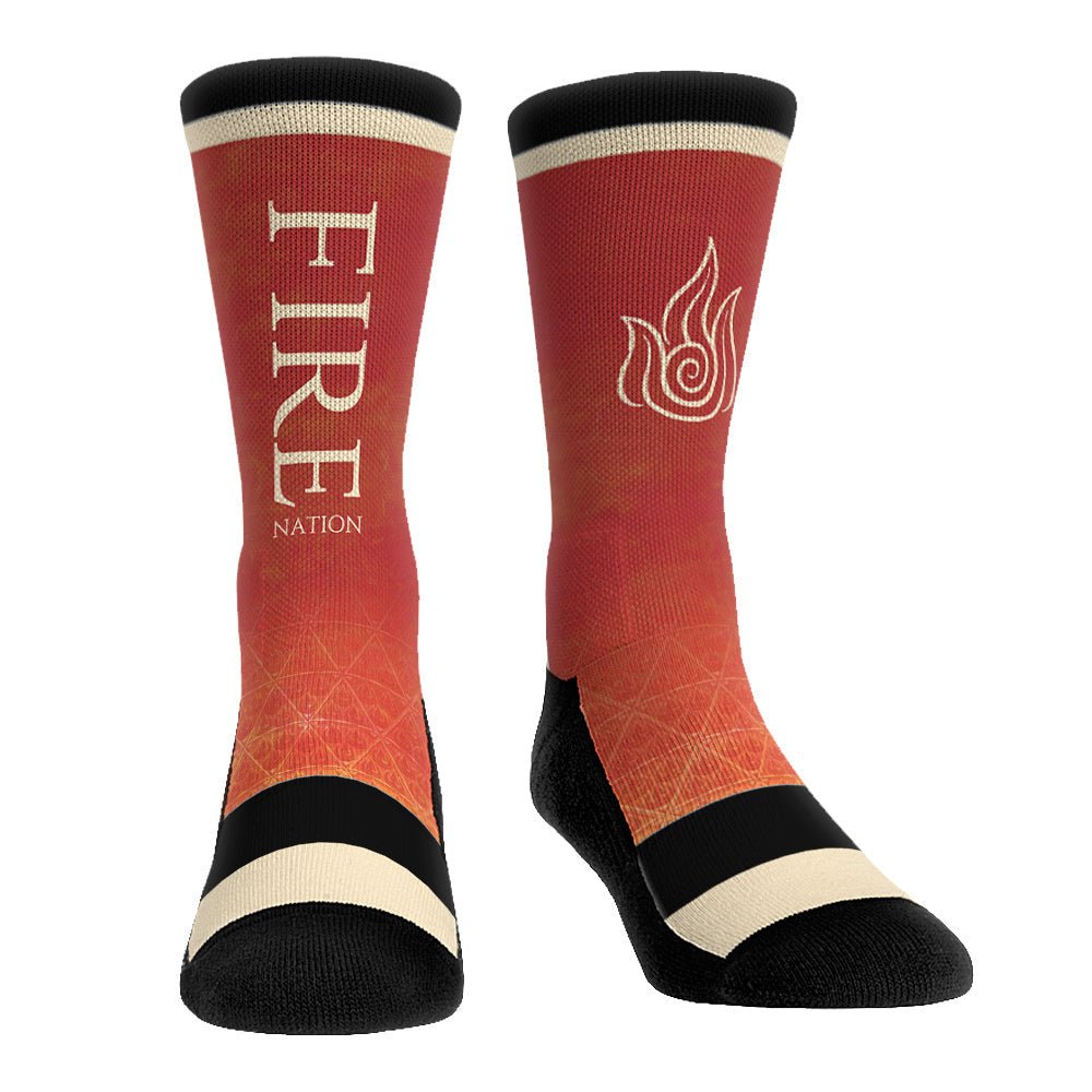 Avatar: The Last Airbender x Rock 'Em Socks Fire Nation Jersey Socks - Paramount Shop