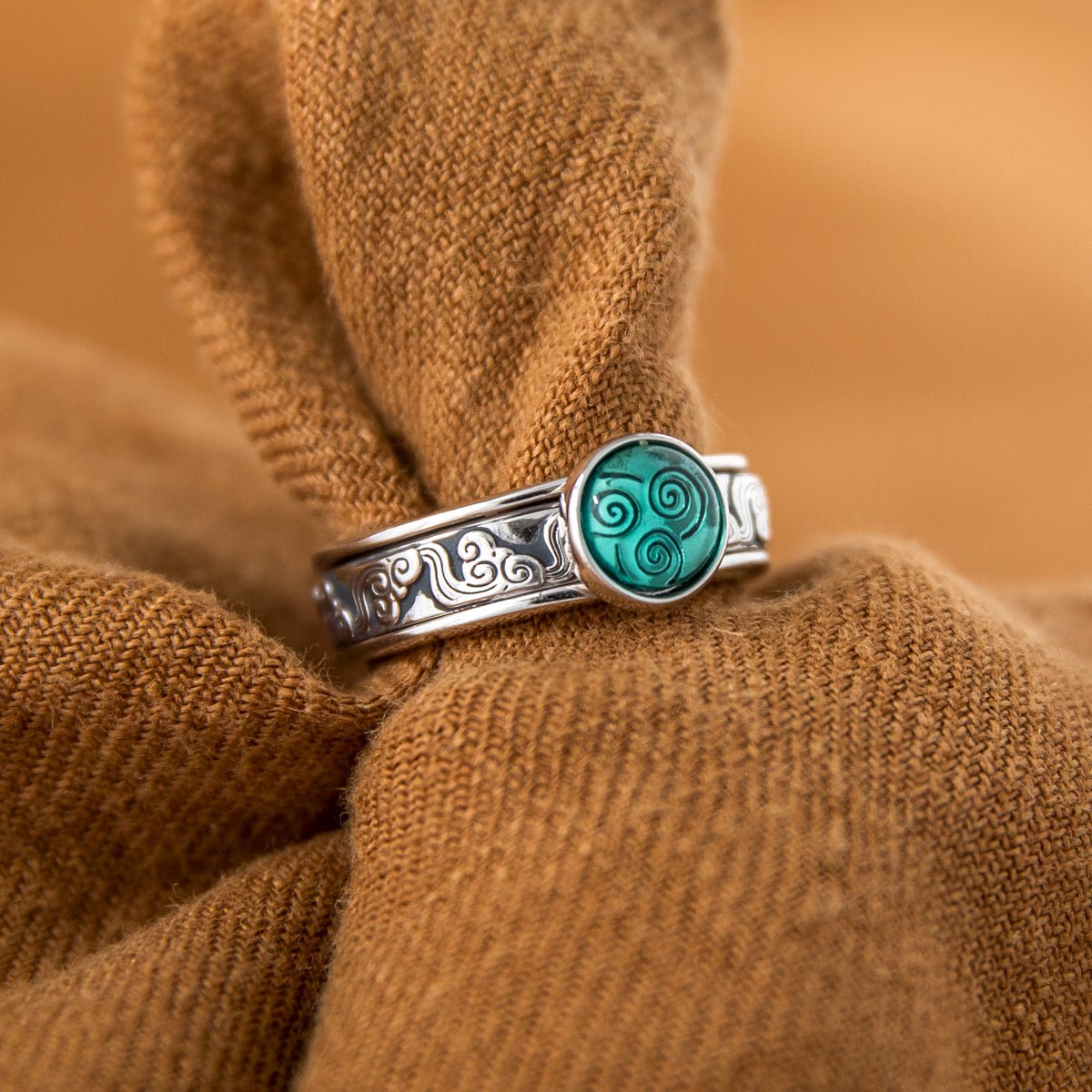 Avatar: The Last Airbender x RockLove Airbender Spinner Ring - Paramount Shop
